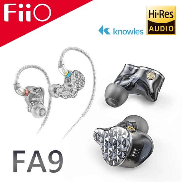【FiiO】FA9 樓氏六單元動鐵MMCX單晶銅鍍銀可換線耳機◉80D026